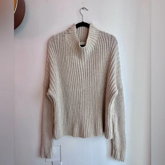 Lauren Manoogian rib boucle pullover in cream - Picture 2 of 9